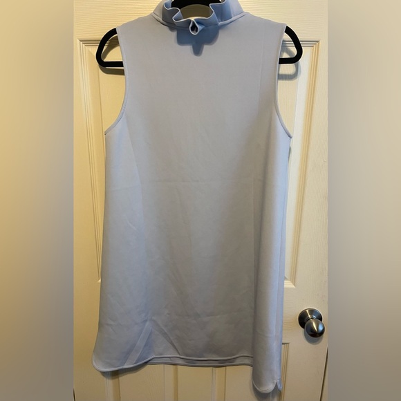 SSYS The Zoey Sleeveless ruffle collar dress in light blue size Medium. - Picture 3 of 5